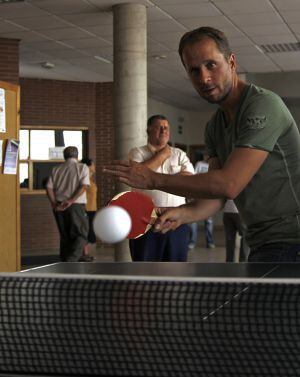 Alberto López, durante un ensayo.