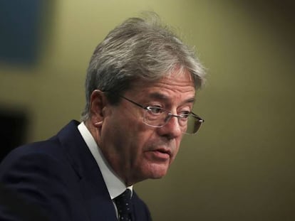 El comisario europeo de Economía, Paolo Gentiloni.