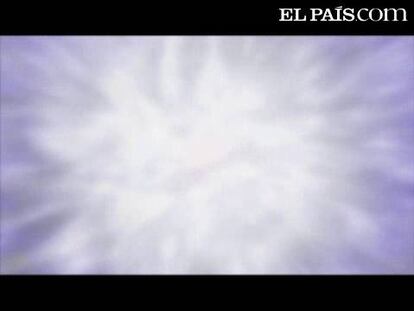 El colapso de una estrella supermasiva, al agotarse su combustible nuclear, provocó un estallido de supernova (SN179C ) y pudo formar un agujero negro, como se describe en esta animación que penetra en el centro de la explosión.
