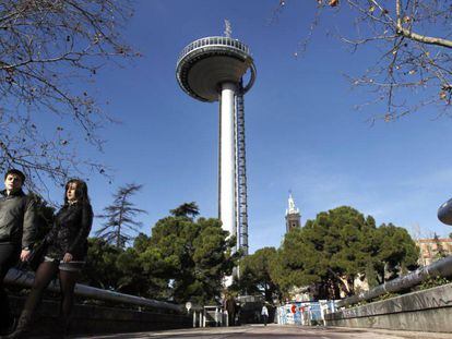 El faro de Moncloa, en una imagen de archivo.