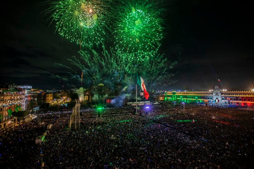 El Grito de Independencia volvió al Zócalo después de 2 años, en