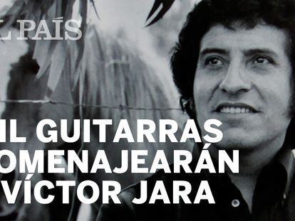 Mil guitarras en homenaje a Víctor Jara