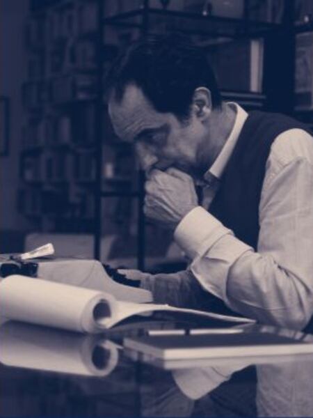 El escritor Italo Calvino.