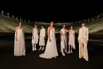 El desfile crucero 2022 de Dior, celebrado la noche del jueves en Atenas.