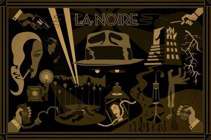 Arte conceptual del videojuego 'L.A. noire'.