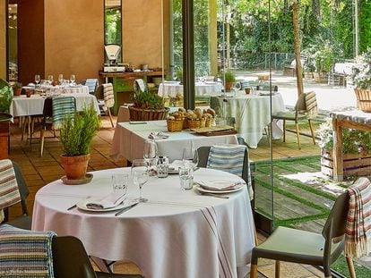 Sala del restaurante Filandón, en El Pardo, Madrid.