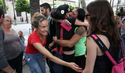 Los vecinos celebran el anuncio de Fomento de una soluci&oacute;n.