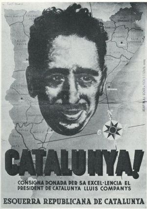 El cartel, tal y como se reprodujo en el catálogo de 1981 en la exposición de la Fundación Miró.