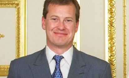 Lord Ivar Mountbatten primo de la reina Isabel II, en 2004.