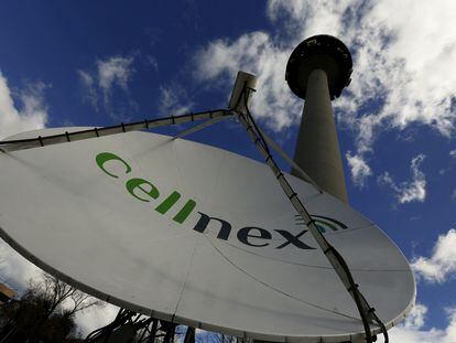 Una antena de Cellnex en Madrid.