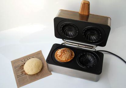 Máquina de Jordi Roca y Andreu Carulla para elaborar bocadillos de helado.