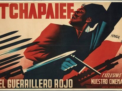 'Tchapaief. El guerrillero rojo', litografía de Josep Renau adquirida por el Reina Sofía. 
