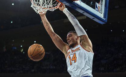 Hernangómez, con los Knicks en noviembre.