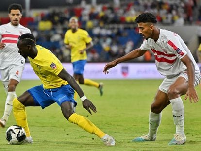 Sadio Mané durante un partido entre Al Nassr y Zamalek, el pasado jueves.