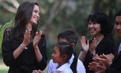 Angelina Jolie, en Camboya.