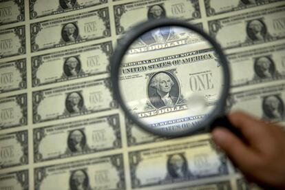 Billetes de un dólar.
