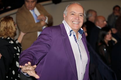 José Luis Moreno, durante la presentación del disco 'Hasta que se apague el sol' en Aranjuez en 2016.