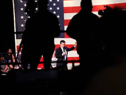 El precandidato demócrata Pete Buttigieg.