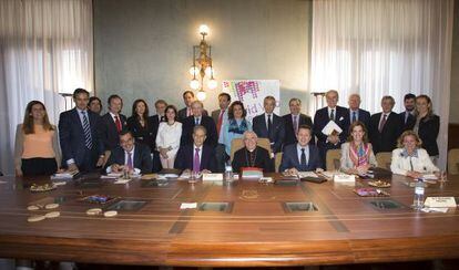 El patronato de la Fundación Madrid Vivo.
