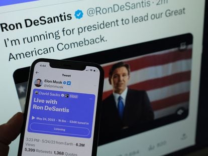 Ron DeSantis anuncia su candidatura a la nominación del Partido Republicano a las elecciones presidenciales de 2024, este miércoles a través de Twitter.