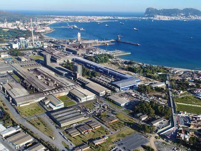Fábrica de Acerinox en el Campo de Gibraltar.