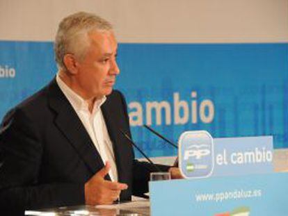 Javier Arenas, presidente del PP andaluz.