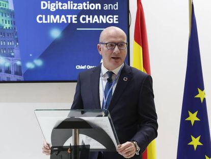 Ángel Vilá, CEO de Telefónica, en la COP25.