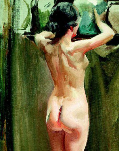 'Desnudo de mujer' (1910), único retrato que muestra desnuda a Clotilde.