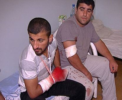 Dos de los heridos anoche en el ataque a la mezquita de Khasavyurt, en Daguest&aacute;n.  