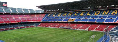 Vista del Camp Nou, estadio del FC Barcelona.