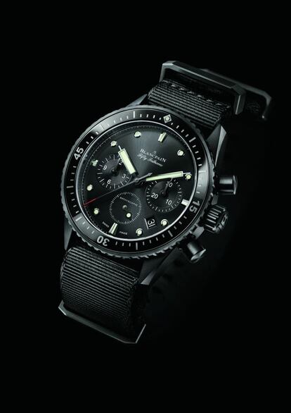 Reloj de buceo Blancpain, colección Bathyscaphe. hasta 300 metros de profundidad. 13.600 euros.