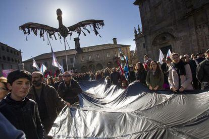 Protesta en Santiago por el fallo judicial 