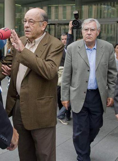 Fèlix Millet, ex presidente del Palau (izquierda), y Jordi Montull.