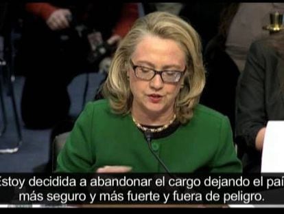 Clinton asume la responsabilidad por los ataques en Bengasi