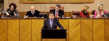 Luis Planas en el Parlamento.