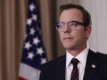 Kiefer Sutherland en 'Sucesor designado'.