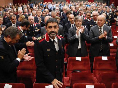 El mayor Josep Llu&iacute;s Trapero en el &uacute;ltimo acto oficial al que asisti&oacute;. 