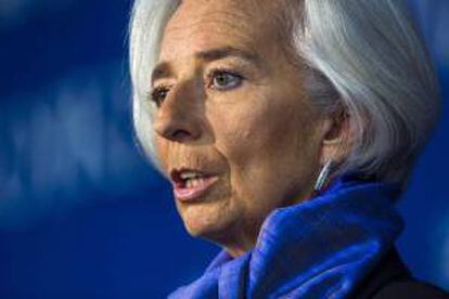 En la imagen, la directora gerente del Fondo Monetario Internacional (FMI), Christine Lagarde. EFE/Archivo