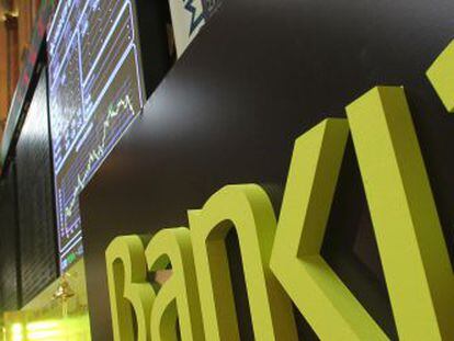 Logotipo de Bankia en su salida a Bolsa