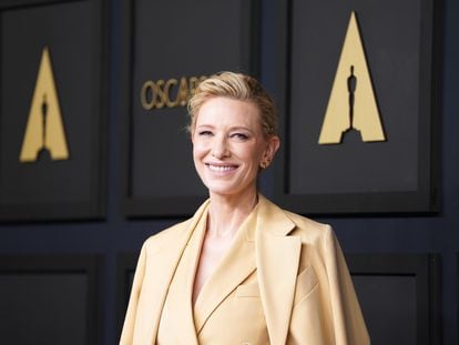 La actriz Cate Blanchett, en el almuerzo de nominados a los Oscar, celebrada el pasado lunes 13 de febrero de 2023 en Beverly Hills.
