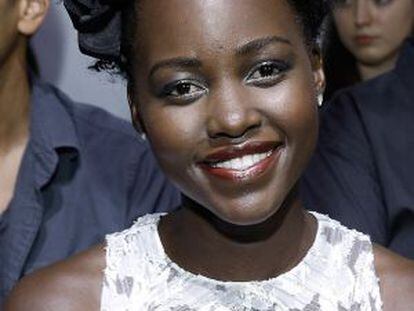 Lupita Nyong'o, en Nueva York durante la Fashion Week.