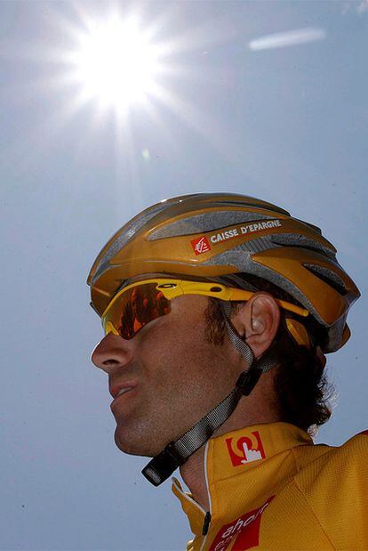 Valverde, durante la Vuelta ciclista a España de 2009.