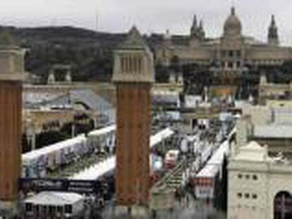 Vista general de la última edición del Mobile World Congress, celebrada en Barcelona en febrero de 2010
