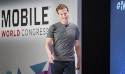 Mark Zuckerberg, avui a xerrada al Mobile.