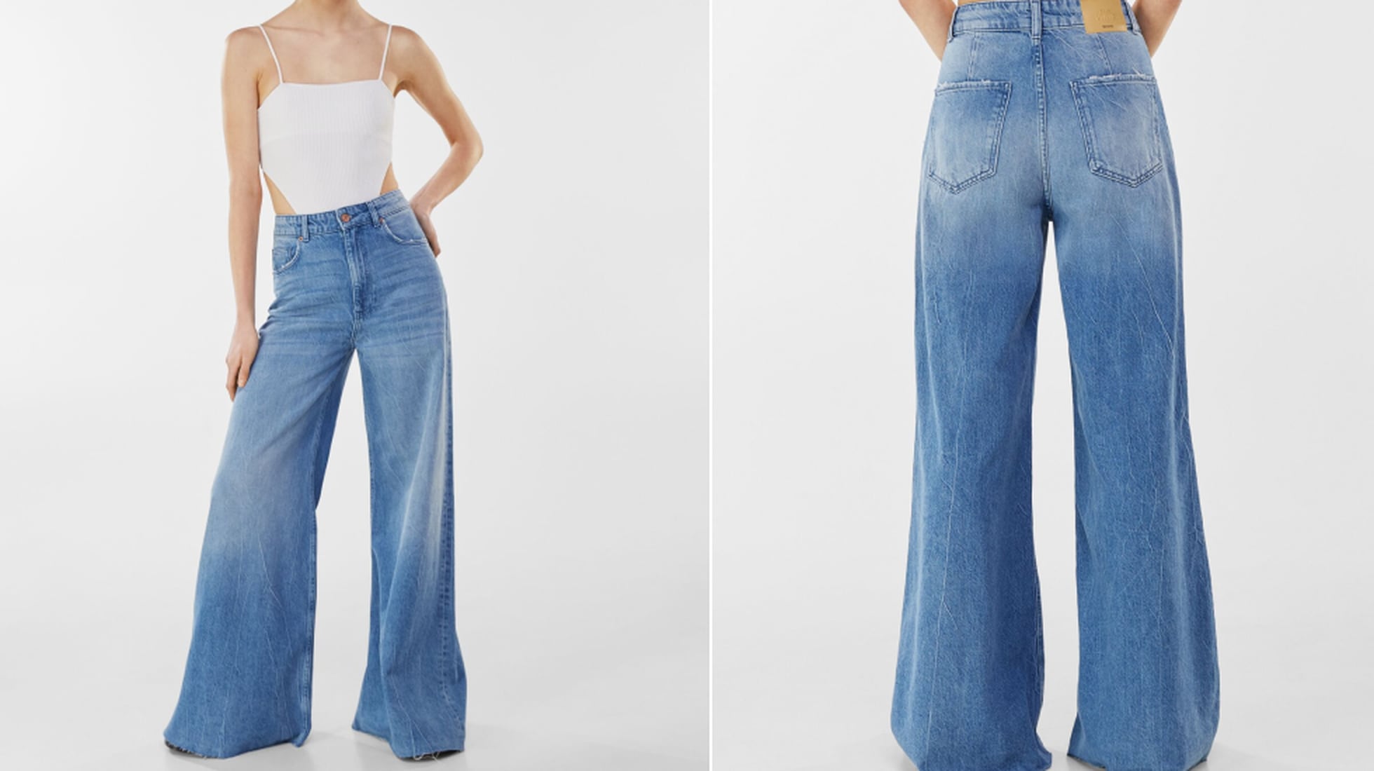 SHEIN ICON Jeans rotos de pierna recta de cintura alta  Women denim jeans,  Straight leg jeans, How to look classy