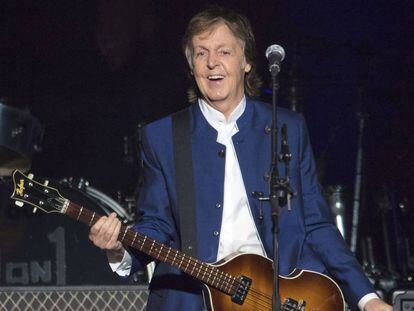 Paul McCartney, durante un concierto en Tampa (EE UU).