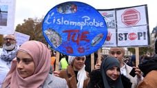 Marcha en París contra la islamofobia el 10 de noviembre de 2019.