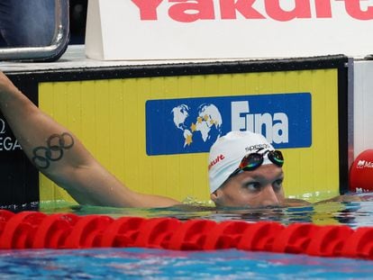 Gorro de Natacion Olimpico Estampado Ninas - SWIM INTERNATIONAL