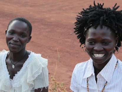 Alice y Gladys, protagonistas del documental 'Palabek, Refugio de Esperanza'