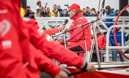 Xabi Fernández, en el Mapfre.